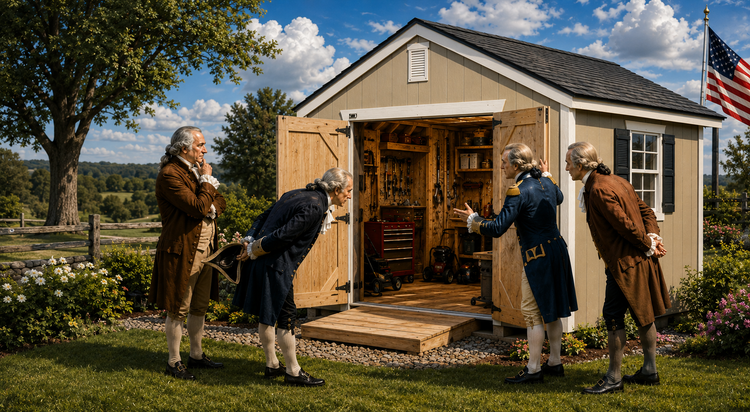 17.76% Off Select Sheds to Celebrate the Nation's 250th