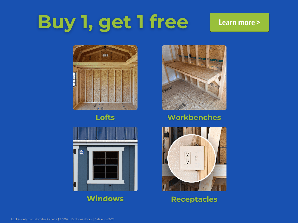 Promotion: Buy an Add-on, Get One Free - Bunce Buildings