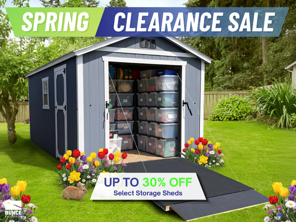 Promotion: Spring Clearance Sale – Bunce Buildings