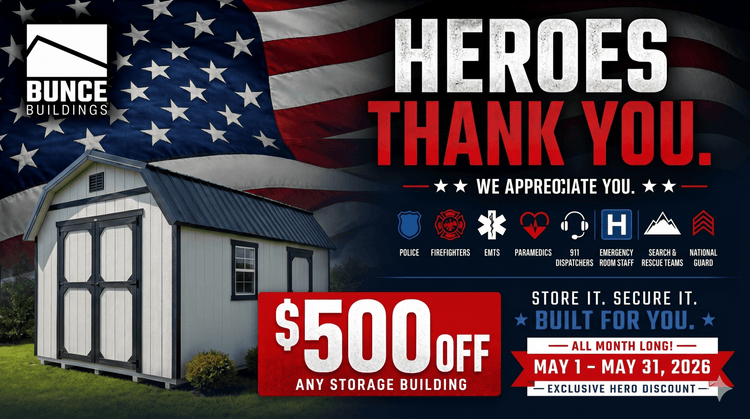 Hero's Discount - Bunce Buildings