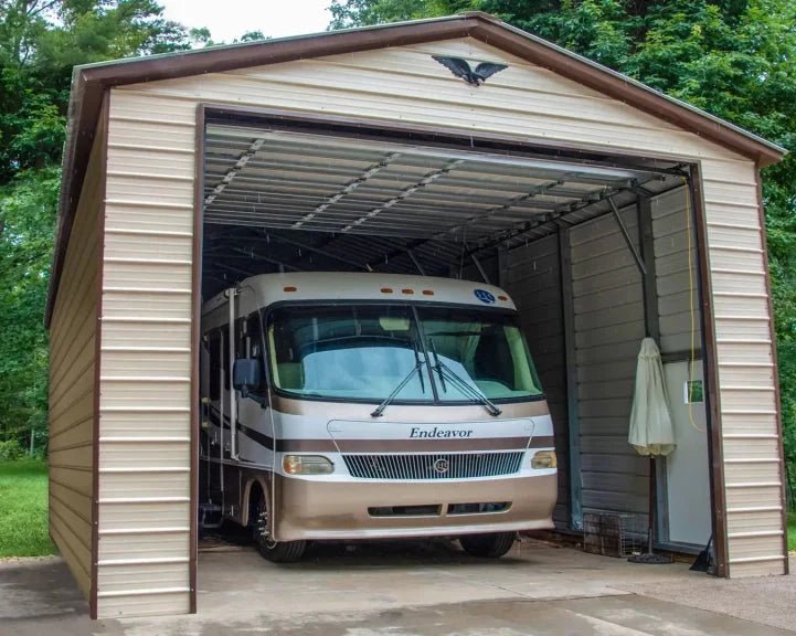 Metal RV Covers - Bunce Buildings