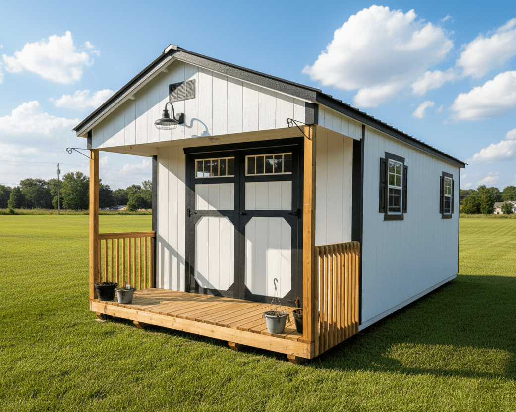 12 X 20 A - Frame Shed (SKU: OBLR - 23826) Bunce Buildings OBLR-23826