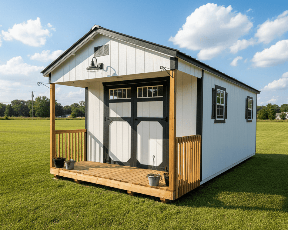 12 X 20 A - Frame Shed (SKU: OBLR - 23826) Bunce Buildings OBLR-23826