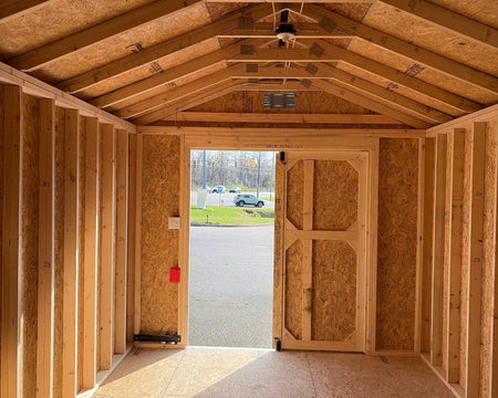 10 X 20 A - Frame Shed (SKU: OBLR - 26390) Bunce Buildings OBLR-26390