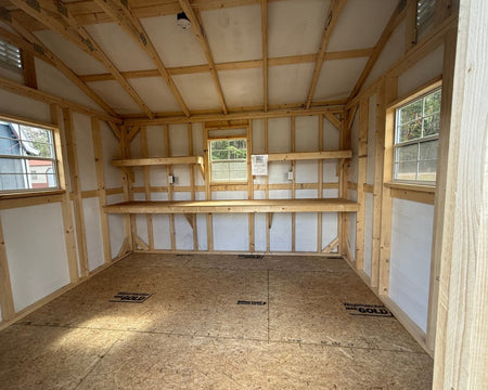 10 X 12 A - Frame Shed (SKU: OBMN - 24102) Bunce Buildings OBMN-24102