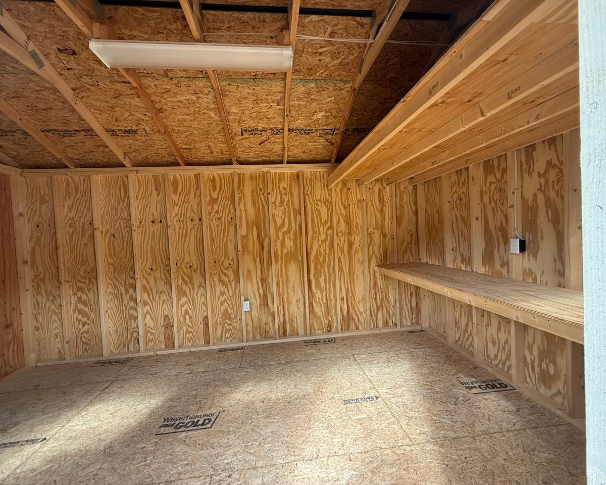 10 X 16 A - Frame Shed (SKU: OBCU - 22256) Bunce Buildings OBCU-22256