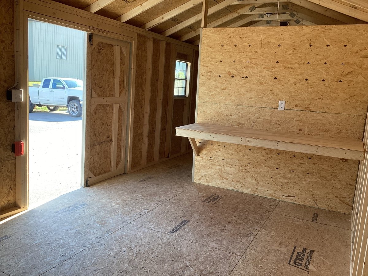 12 X 28 A-Frame Shed (SKU: OBSHOP-26565) Bunce Buildings OBSHOP-26565