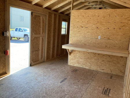 12 X 28 A-Frame Shed (SKU: OBSHOP-26565) Bunce Buildings OBSHOP-26565