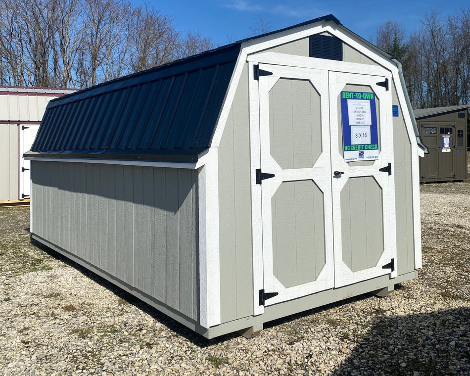 8 X 16 4' Wallbarn Shed (SKU: OBDB - 25954) Bunce Buildings OBDB-25954