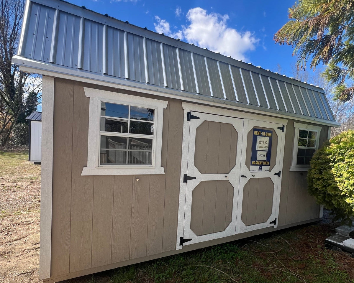 10 X 16 Amish Shed (SKU: OBCV - 24493) Bunce Buildings OBCV-24493