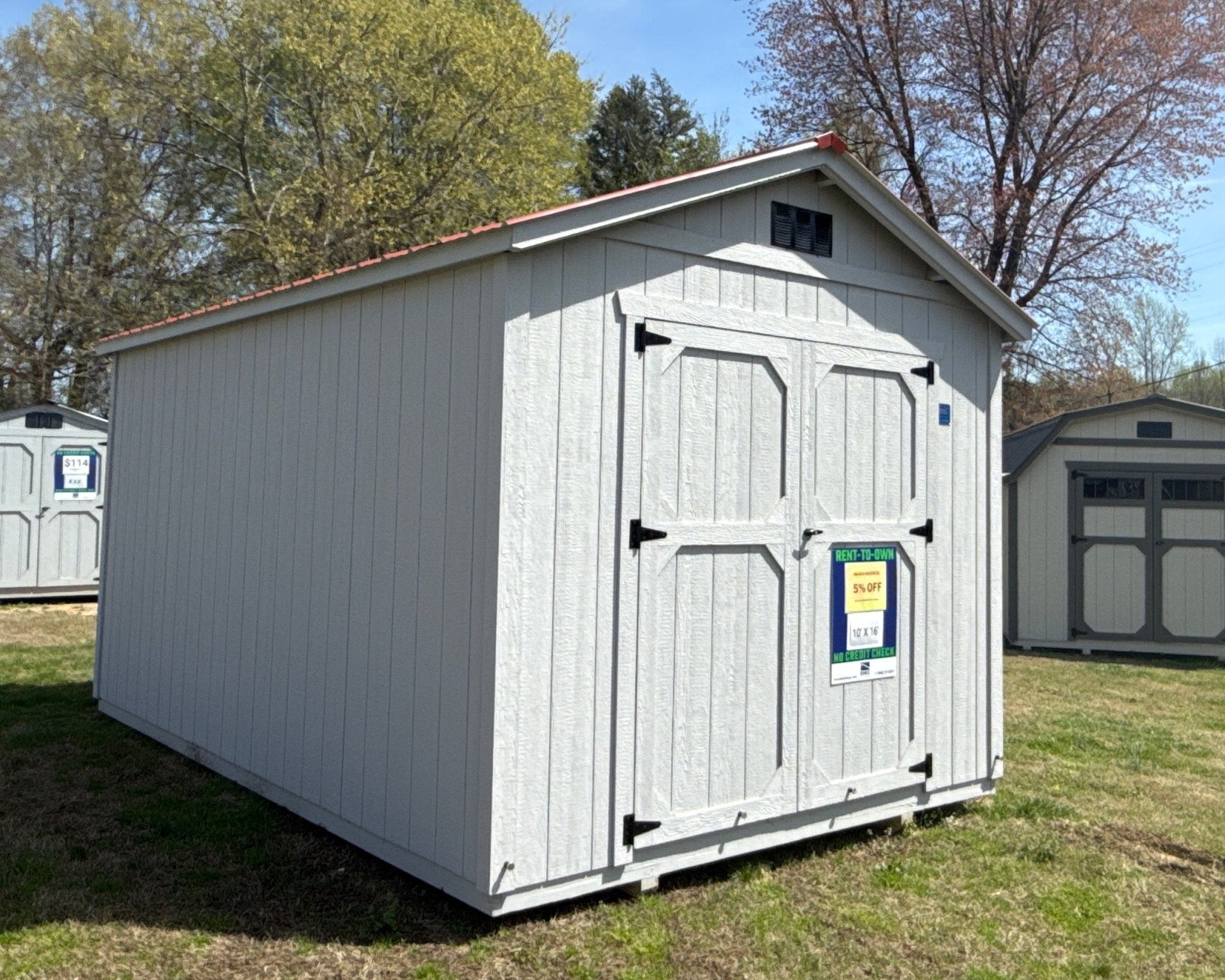10 x 16 Sheds, Storage Buildings - NC and VA – Bunce Buildings