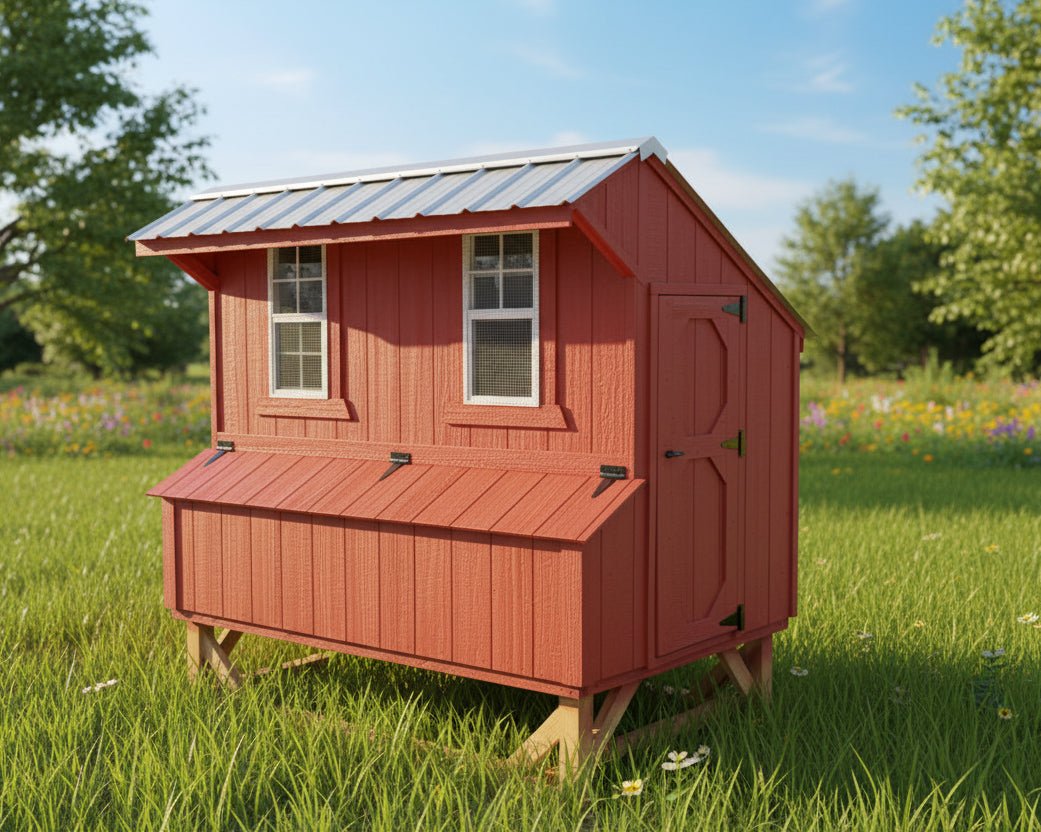 5 X 8 Chicken Coop (SKU: OBLR - 23823) Bunce Buildings OBLR-23823