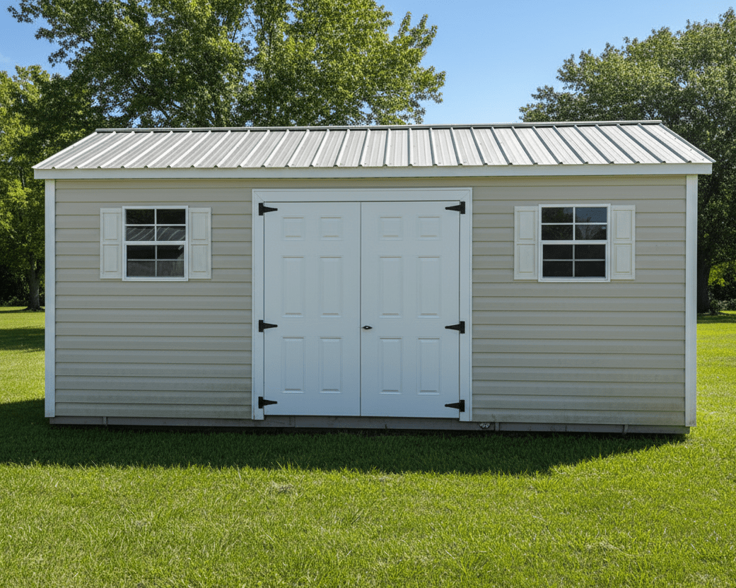 12 X 20 A - Frame Shed (SKU: OBSH000487LA3A4M) Bunce Buildings OBSH000487LA3A4M