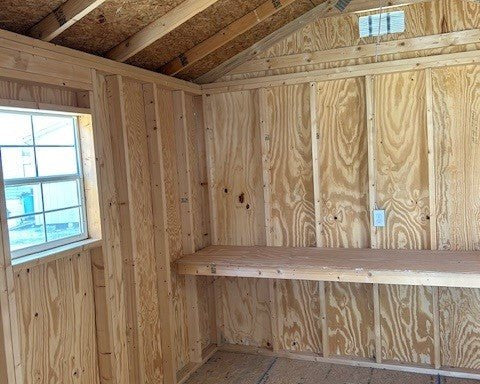 10 X 12 A - Frame Shed (SKU: OBME - 21698) Bunce Buildings OBME-21698