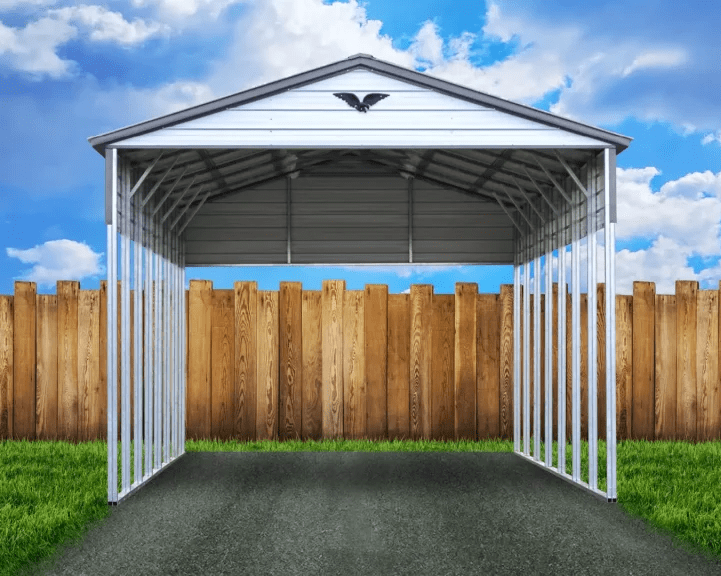 22x35x14 Metal Carport - Vertical Roof (SKU: FB114) Bunce Buildings FB114
