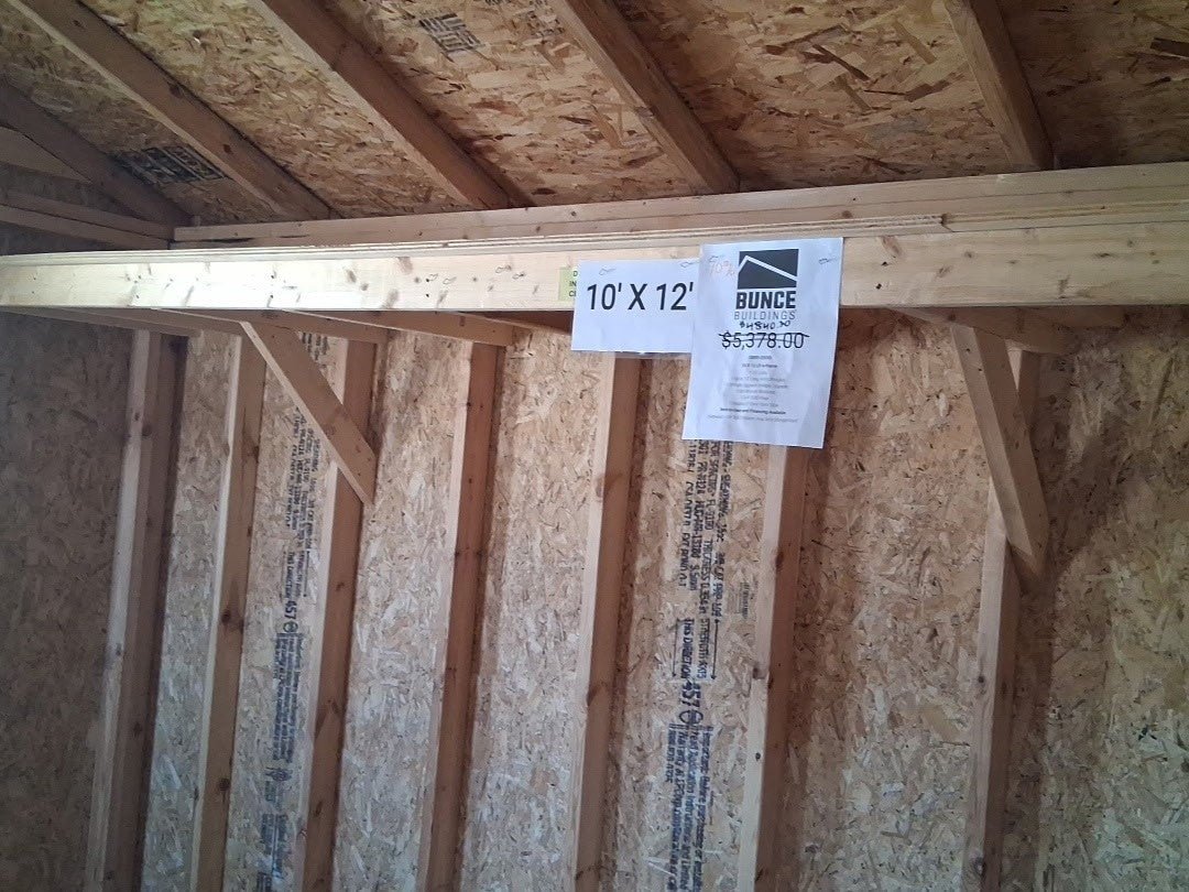 10 X 12 A - Frame Shed (SKU: OBRD - 23050) Bunce Buildings OBRD-23050