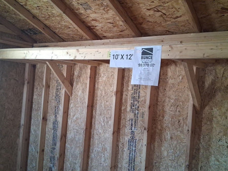 10 X 12 A - Frame Shed (SKU: OBRD - 23050) Bunce Buildings OBRD-23050