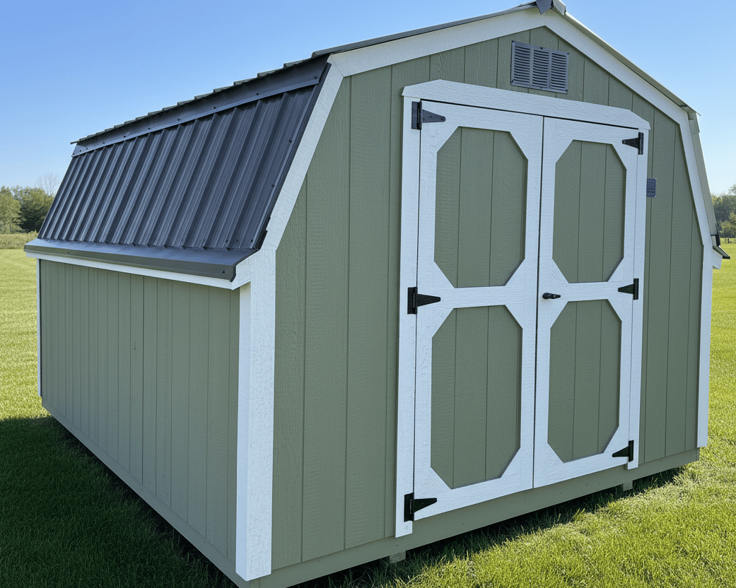 10 X 12 4' Wallbarn Shed (SKU: OBWS - 26181) Bunce Buildings OBWS-26181