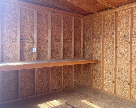 10 X 16 LP Shed Roof (SKU: OBSB003621GE1D4D) Bunce Buildings 