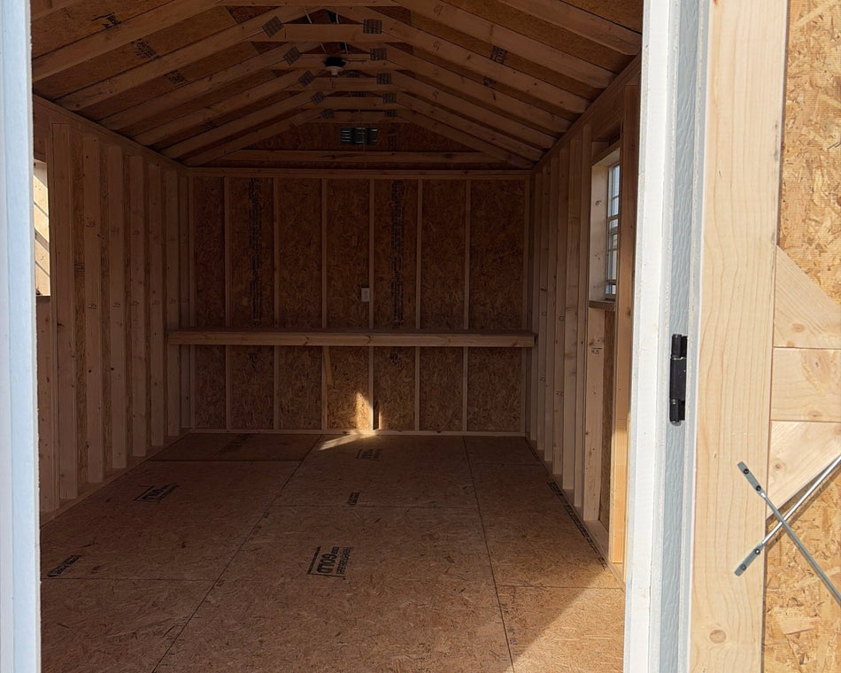 10 X 20 A - Frame Shed (SKU: OBLR - 26390) Bunce Buildings OBLR-26390