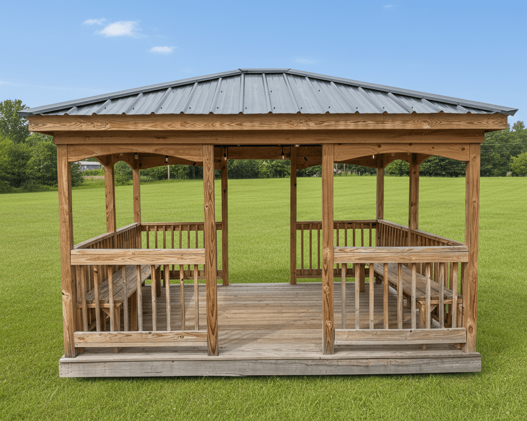 10 X 12 Gazebo (SKU: OBSB - 18920) Bunce Buildings OBSB-18920
