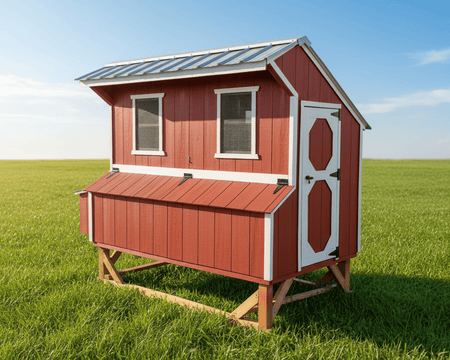 5 X 8 Chicken Coop (SKU: OBLT - 23819) Bunce Buildings OBLT-23819