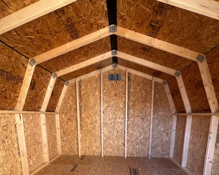 10 X 10 4' Wallbarn Shed (SKU: OBCV - 24491) Bunce Buildings OBCV-24491