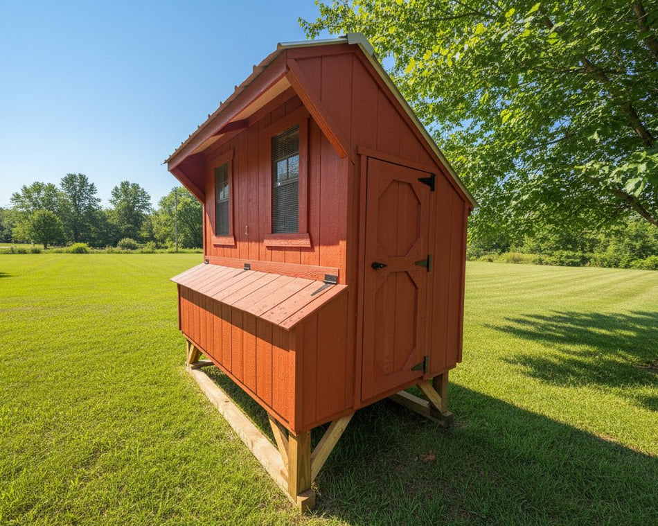 5 X 8 Chicken Coop (SKU: OBWS - 25987) Bunce Buildings OBWS-25987