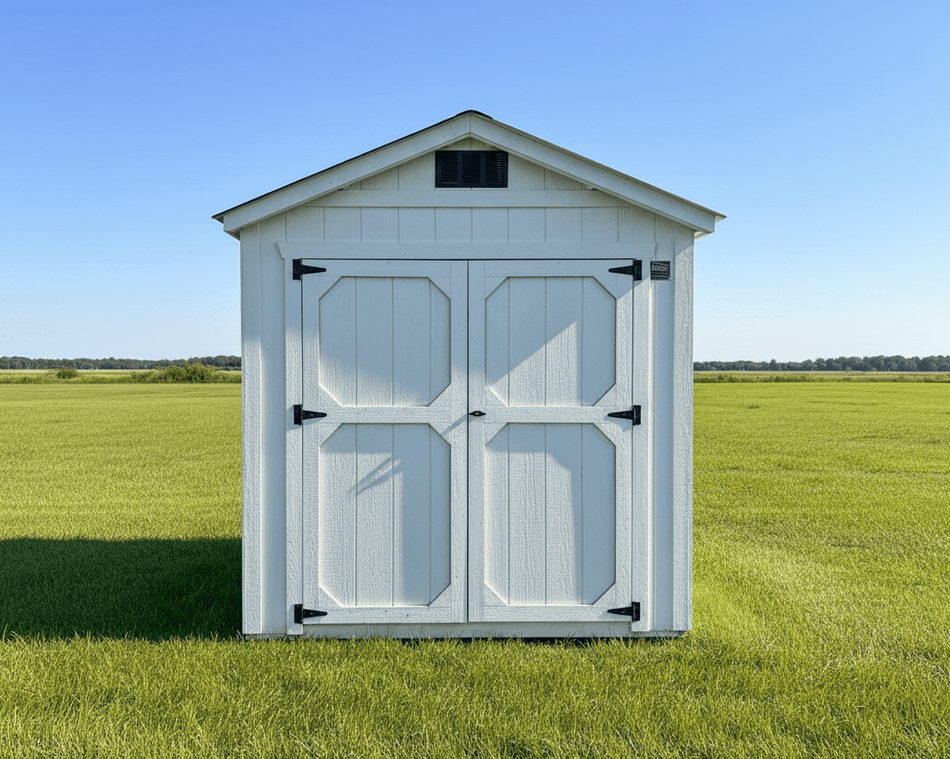 8 X 10 A - Frame Shed (SKU: OBSB003653CA1Y4F) Bunce Buildings OBSB003653CA1Y4F