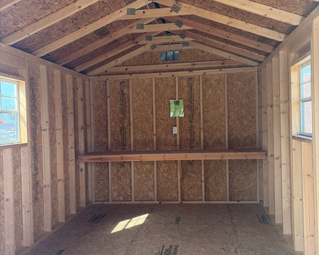 10 X 16 A - Frame Shed (SKU: OBLR - 20066) Bunce Buildings OBLR-20066