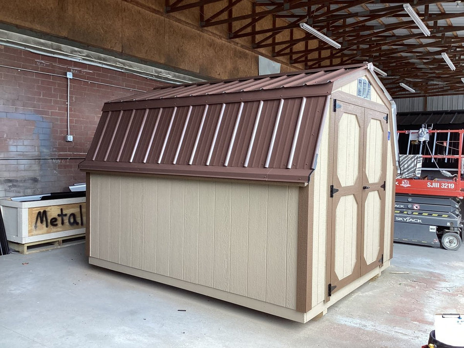 8 X 10 Wallbarn Shed with Workbench (SKU: OBSHOP-27024) Bunce Buildings OBSHOP-27024