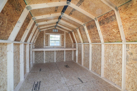 8 X 12 4’ Wallbarn Shed (SKU:OBSHOP-26499) Bunce Buildings OBSHOP-26499