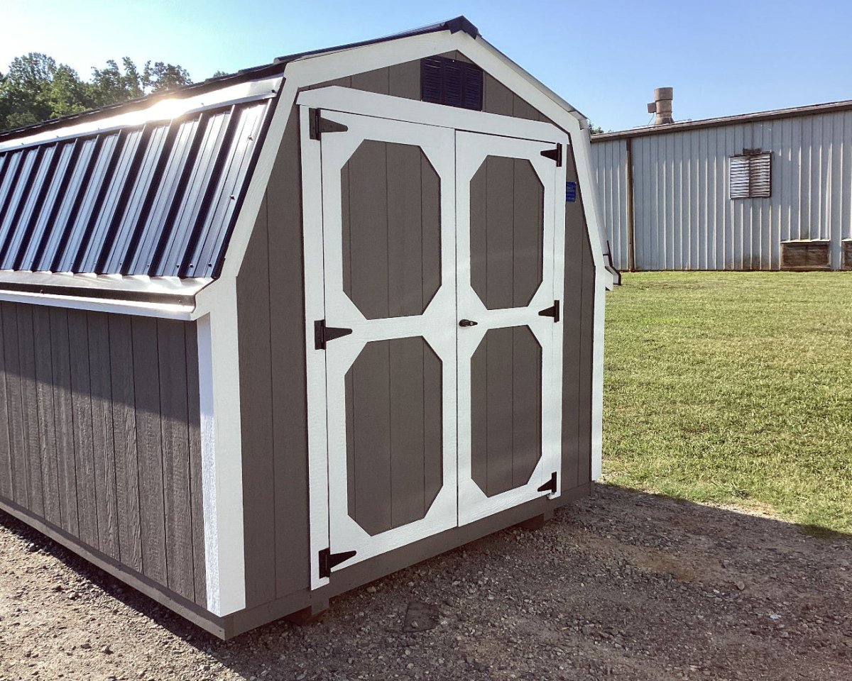 8 X 12 Wallbarn Shed with Workbench (SKU: OBSHOP-27025) Bunce Buildings OBSHOP-27025