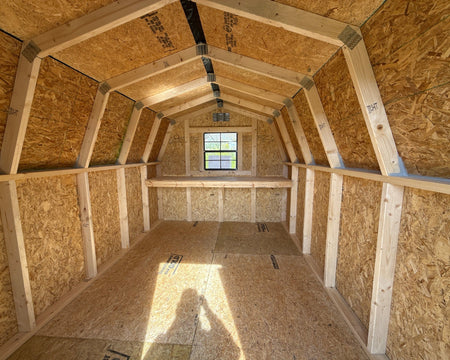 8 X 12 4' Wallbarn Shed (SKU: OBRH - 26417) Bunce Buildings OBRH-26417