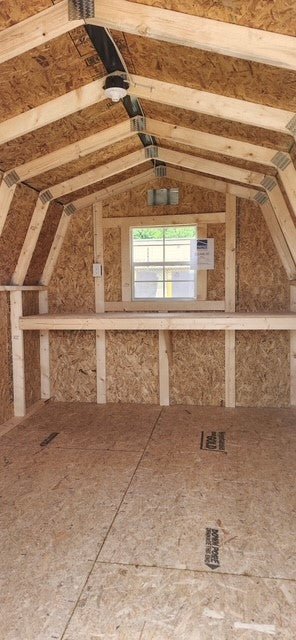 8x12 4' Wallbarn LP (SKU: OBGB - 26762) Bunce Buildings 