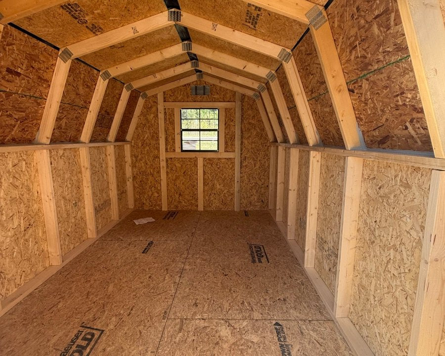 8X12 4'Wallbarn(LP) SKU:OBSB - 26291 Bunce Buildings 