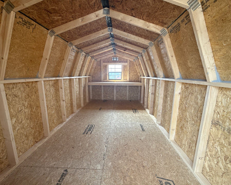 8 X 16 4' Wallbarn Shed (SKU: OBDB - 25795) Bunce Buildings OBDB-25795
