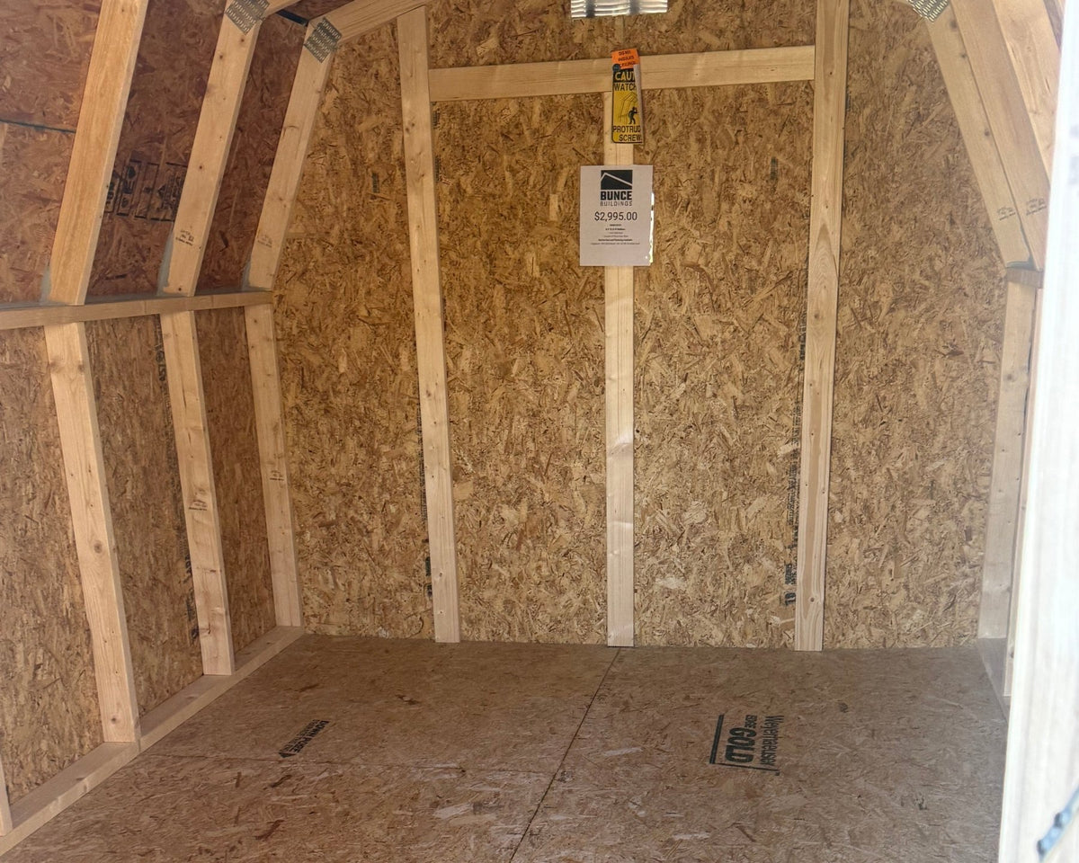 8 X 12 4' Wallbarn Shed (SKU: OBSB - 25101) Bunce Buildings OBSB-25101