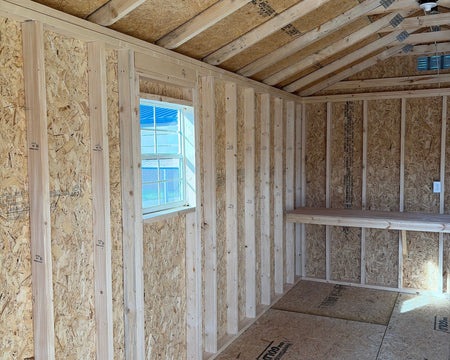 10 X 20 A - Frame Shed (SKU: OBLR - 26390) Bunce Buildings OBLR-26390