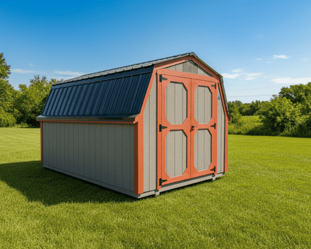 8 X 12 4' Wallbarn Shed (SKU: OBLE - 25672) Bunce Buildings OBLE-25672