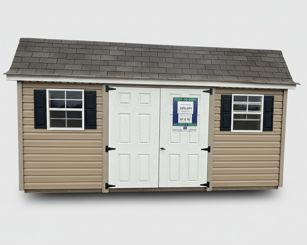 10 X 16 Amish Shed (SKU: OBLE007228GB3C5E) Bunce Buildings OBLE007228GB3C5E