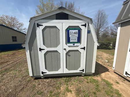 8 X 16 4' Wallbarn Shed (SKU: OBWS - 25924) Bunce Buildings OBWS-25924