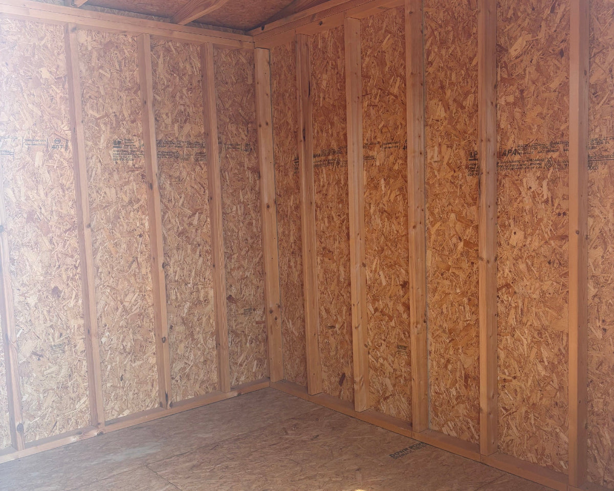 10 X 16 LP Shed Roof (SKU: OBSB003621GE1D4D) Bunce Buildings 