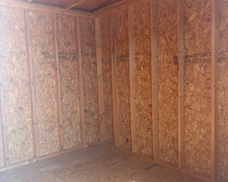 10 X 16 LP Shed Roof (SKU: OBSB003621GE1D4D) Bunce Buildings 