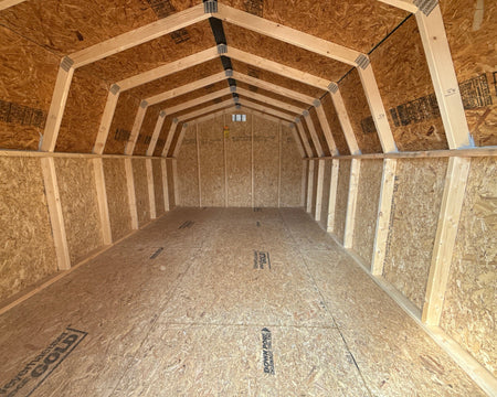 10 X 16 4' Wallbarn Shed (SKU: OBNW - 25204) Bunce Buildings OBNW-25204