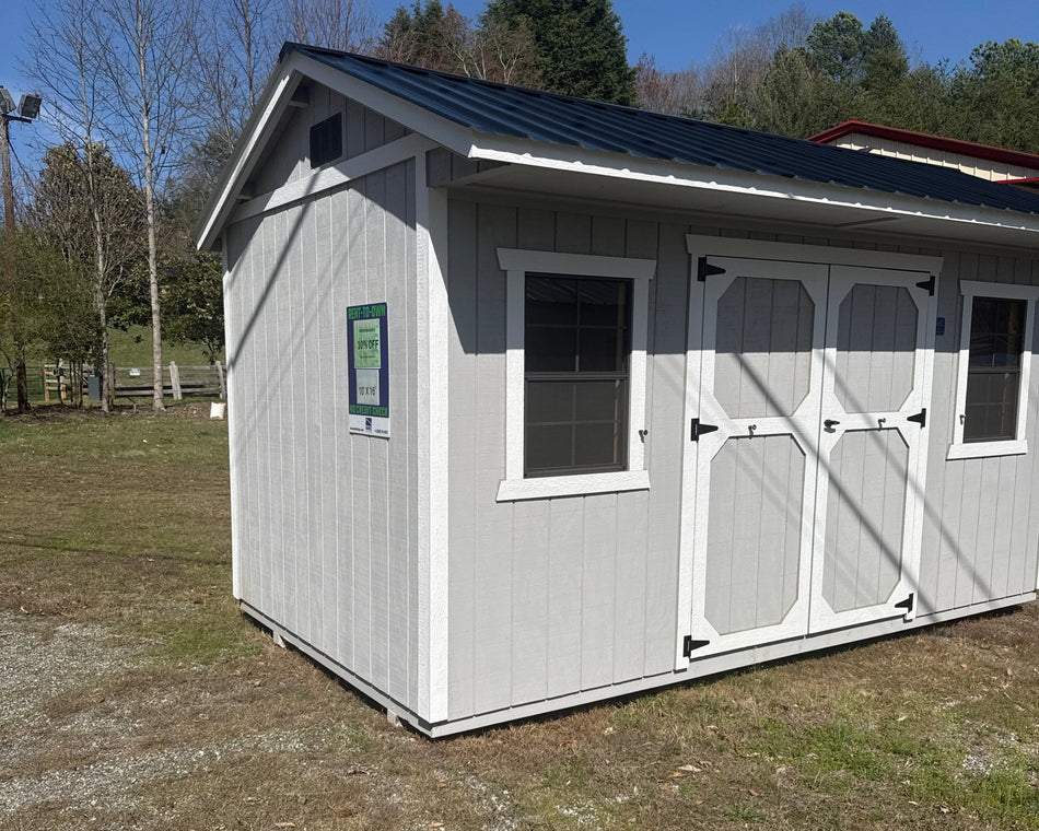 10 X 16 A - Frame Shed (SKU: OBHK - 25105 - R) Bunce Buildings OBHK-25105-R