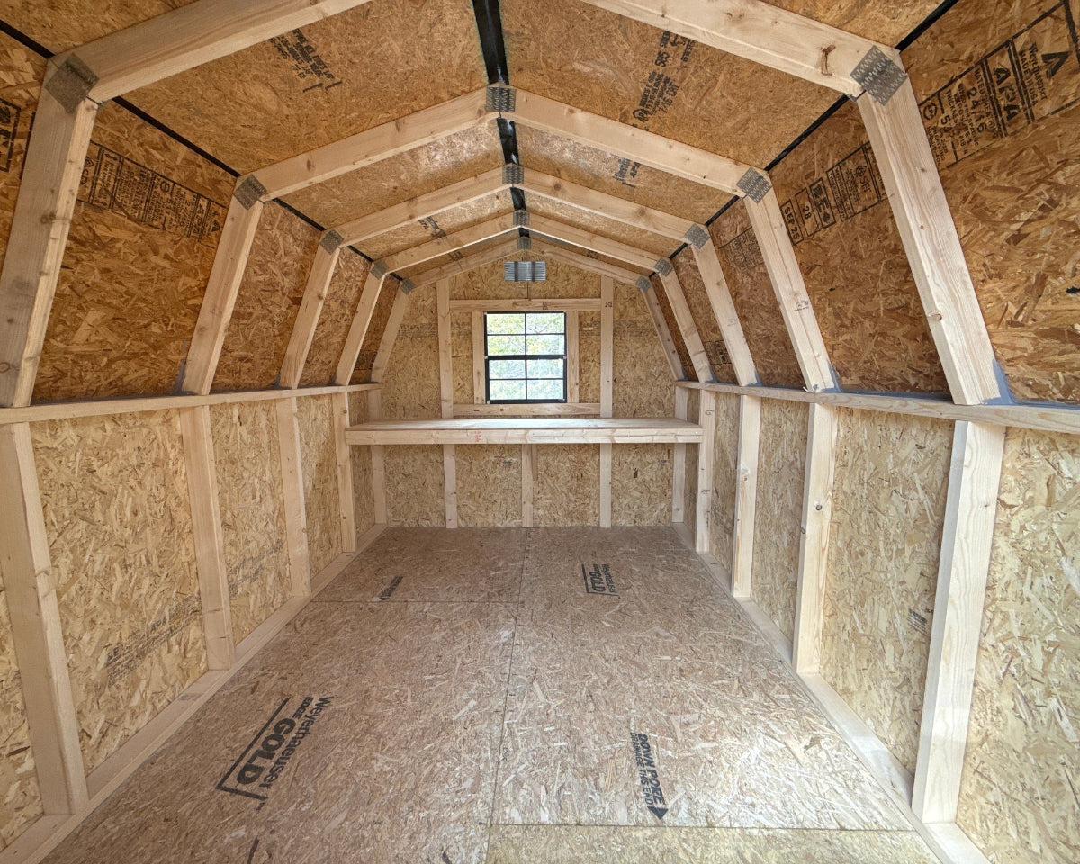 8 X 12 4' Wallbarn Shed (SKU: OBDB - 25953) Bunce Buildings OBDB-25953