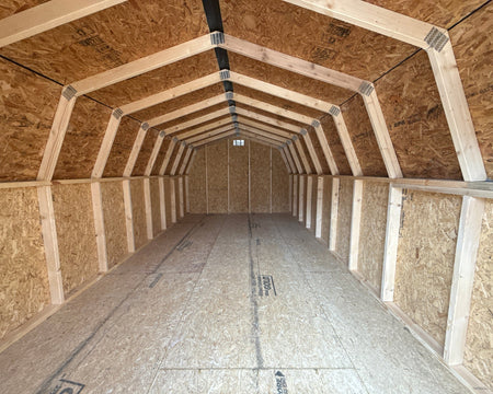 10 X 20 4' Wallbarn Shed (SKU: OBNW - 24516) Bunce Buildings OBNW-24516