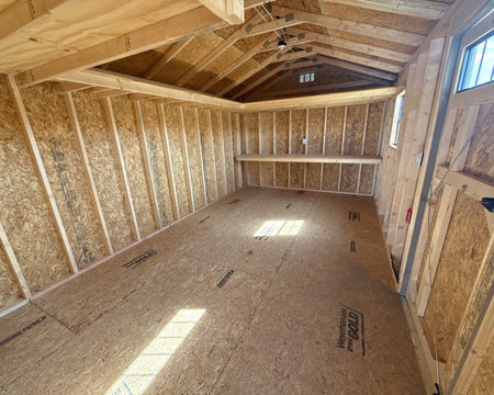 12 X 28 A - Frame Shed (SKU: OBSD - 25728) Bunce Buildings OBSD-25728