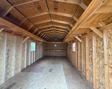 12 X 24 Amish Shed (SKU: OBTV001298MB1G4D - R) Bunce Buildings OBTV001298MB1G4D-R